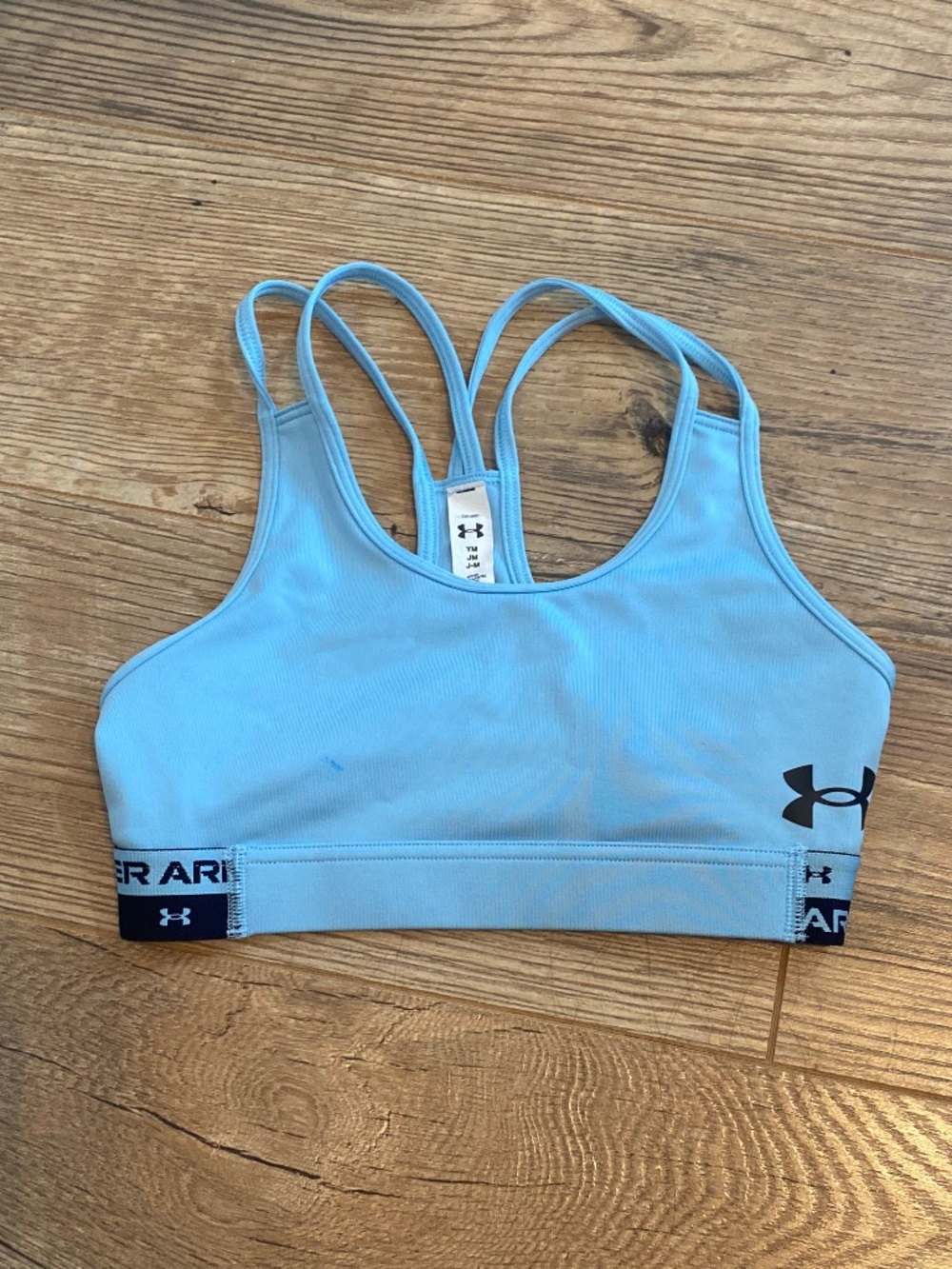 Youth Medium Under Armour Blue Bra